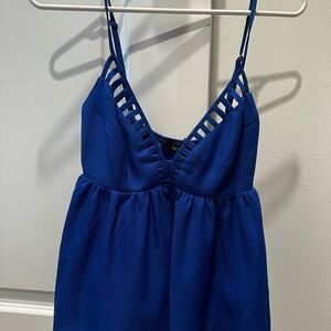 Royal Blue Babydoll Cami